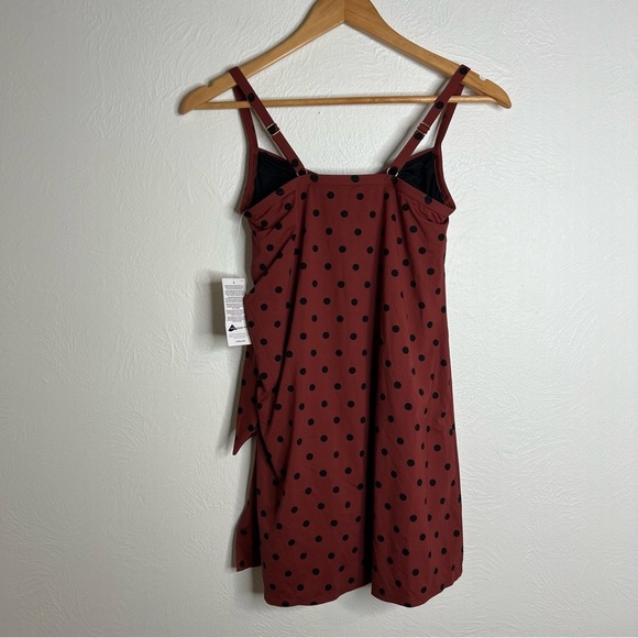 NWT Lands' End Chlorine-Resistant Sweetheart Swin Dress One Piece Swimsuit Sz 2 - Picture 6 of 10